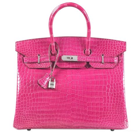 diamond-encrusted fuchsia pink crocodile hermes birkin|Hermes fuchsia porosus.